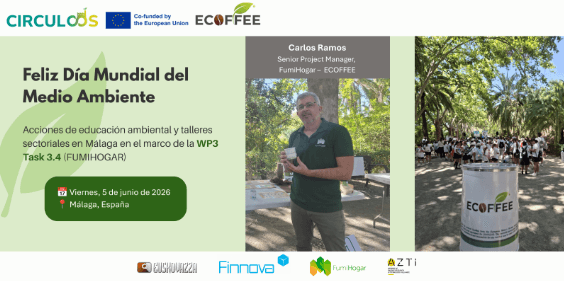 ECOFFEE celebra el Día del Medio Ambiente promoviendo la economía circular en Málaga