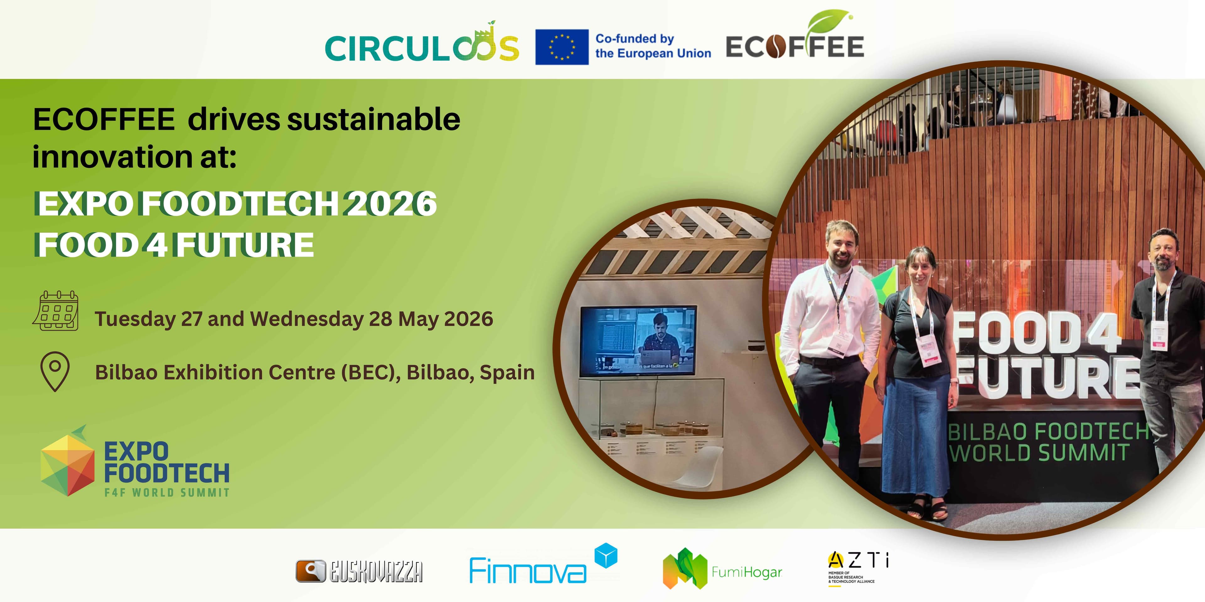 AZTI and Euskovazza promote ECOFFEE at Food 4 Future 2026