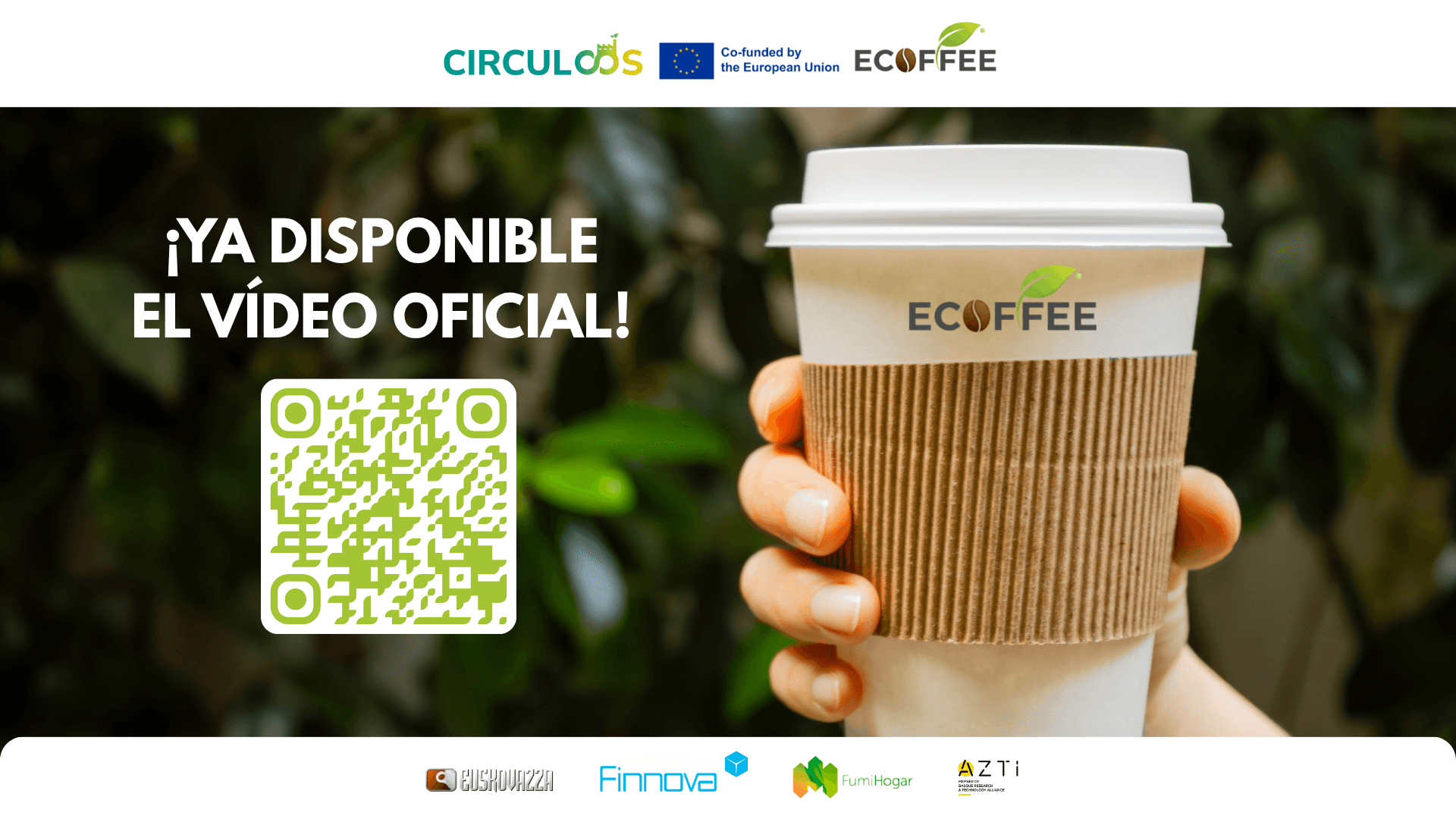 ECOFFEE estrena vídeo oficial para mostrar cómo transformar los posos de café en recursos de alto valor añadido