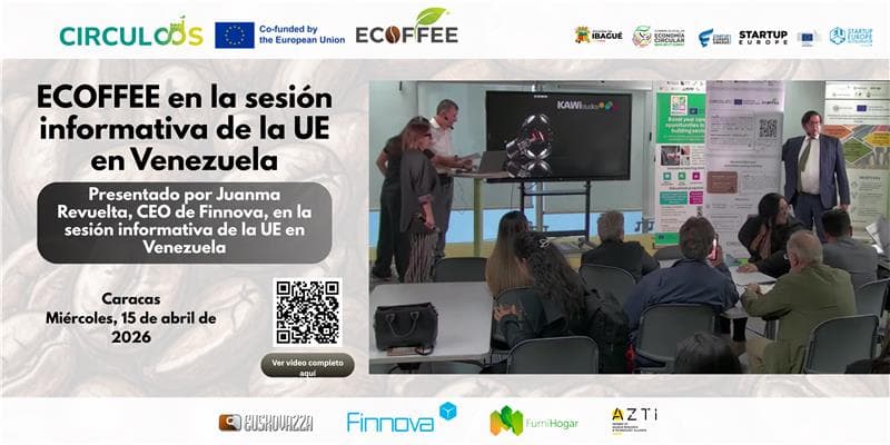Finnova presenta ECOFFEE en Venezuela como modelo de bioeconomía circular exportable a América Latina